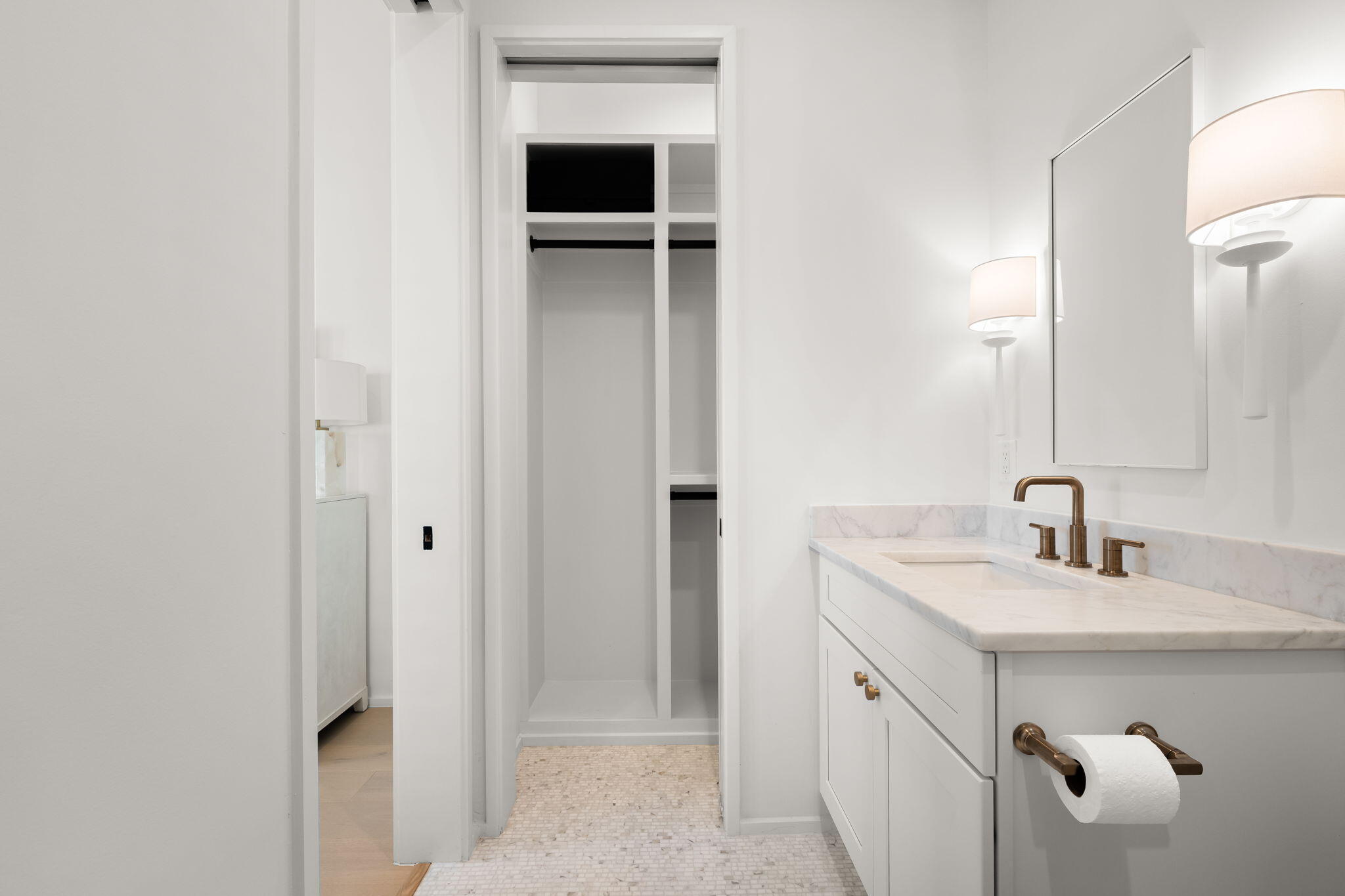 35 Seapointe Lane Santa Rosa Beach, FL 32459 - Photo 43 of 72 a bathroom with a sink and a mirror