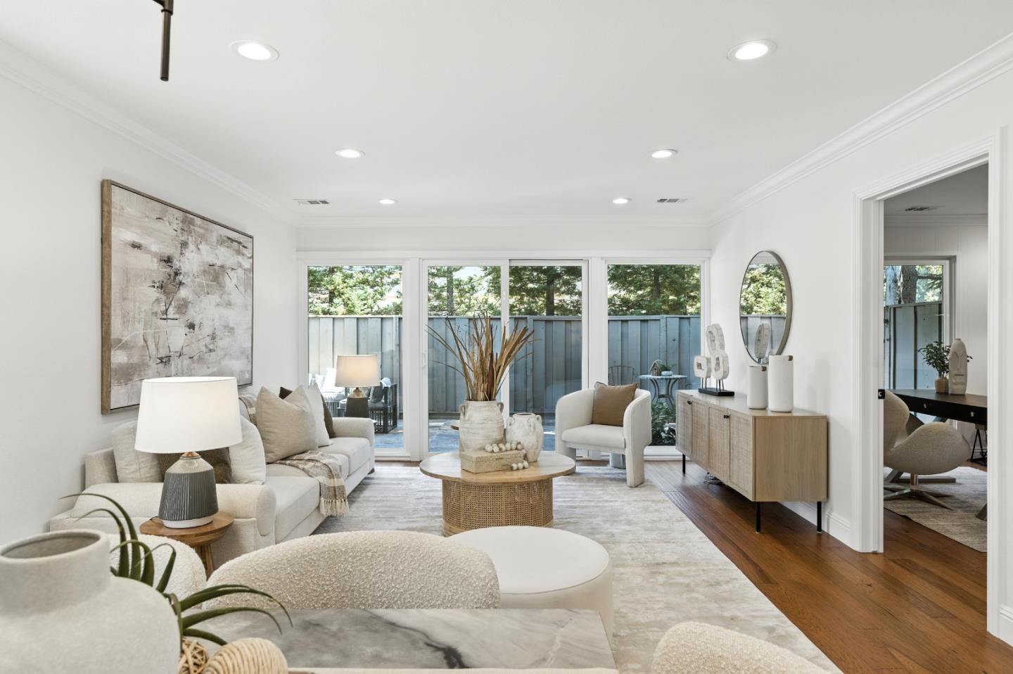 1 Los Altos Square Los Altos, CA 94022 - Photo 4 of 29 a living room with furniture and wooden floor