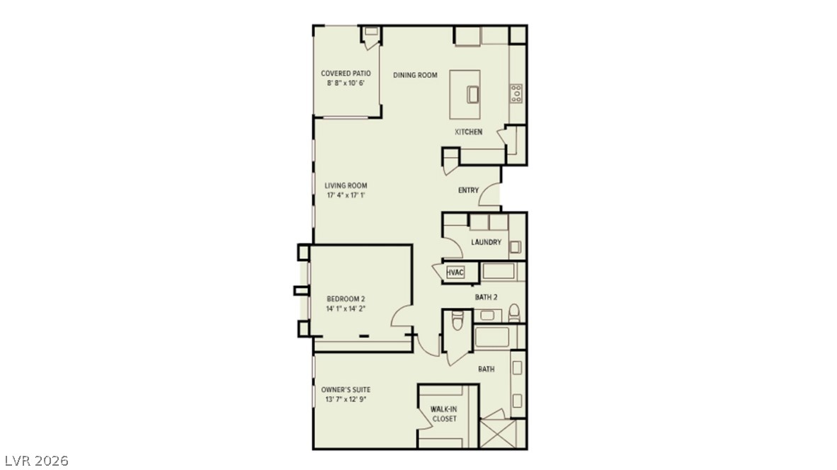 2555 Hampton Road, Unit 7203 Henderson, NV 89052 - Photo 46 of 46 Model Floorplan.