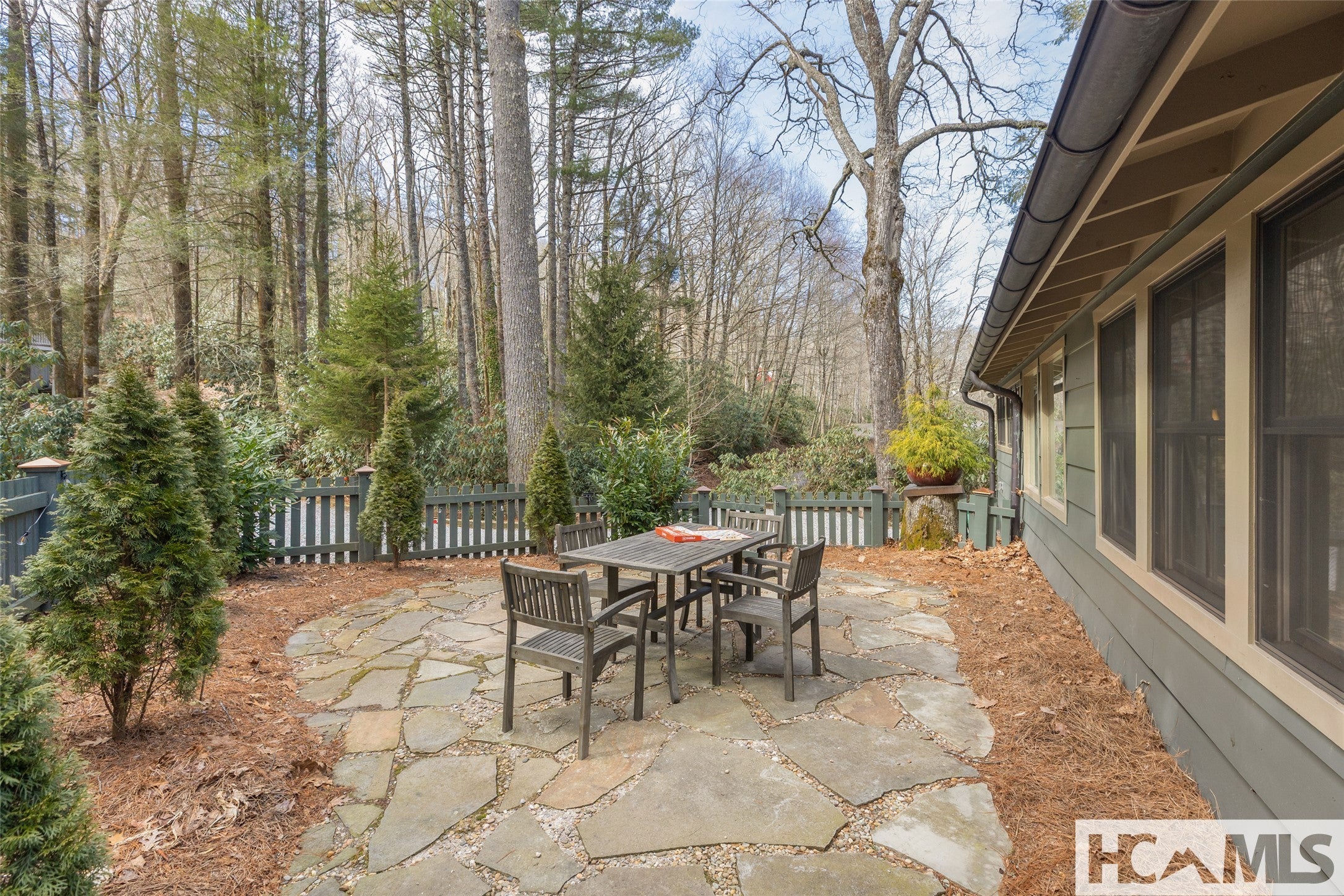 464 Franklin Road Highlands, NC 28741 - Photo 21 of 47 Back stone patio