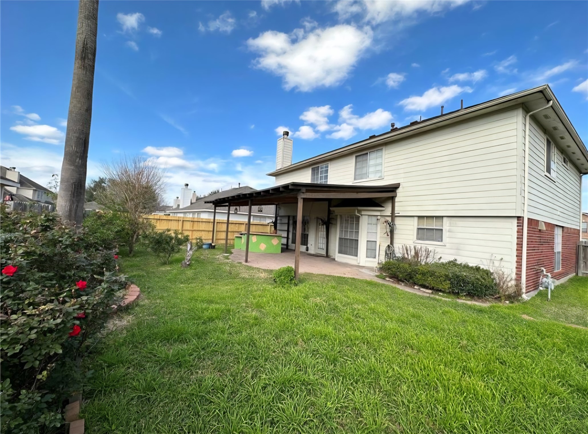 3418 Sapling Oak Drive Houston, TX 77082 - Photo 22 of 22 a view of a house with porch and garden