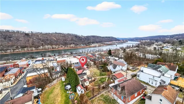 a view of city and lake