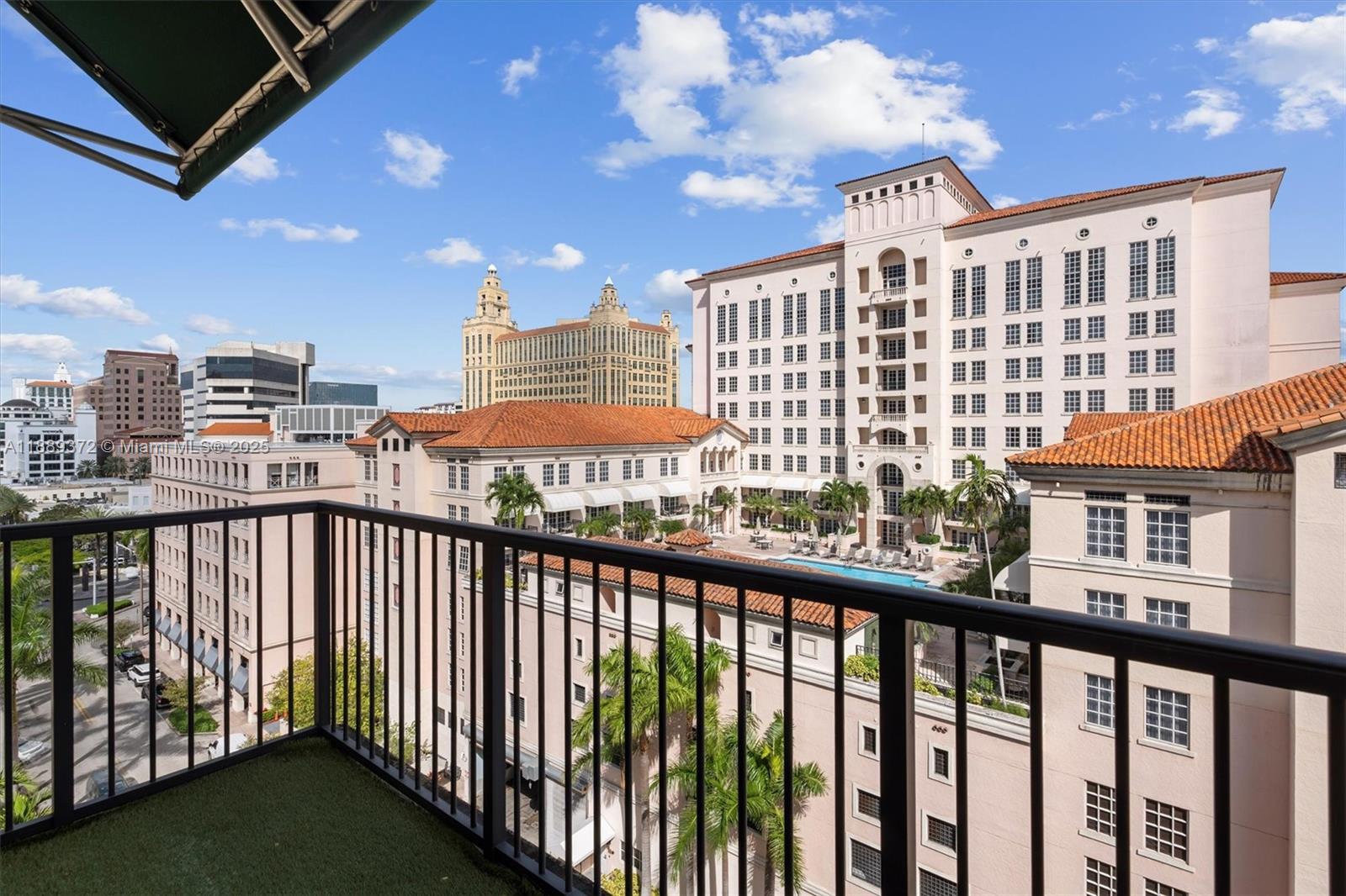 55 Merrick Way, Unit 814 Coral Gables, FL 33134 - Photo 9 of 39 a view of city from balcony