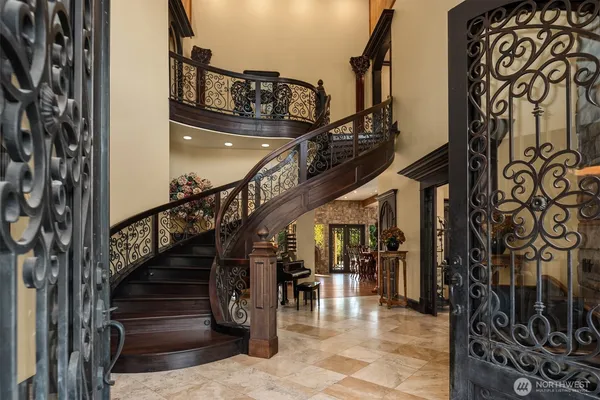 a view of entryway and hall