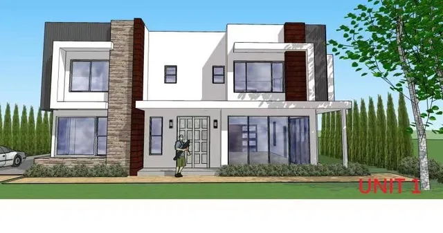 a black and white photo of a house