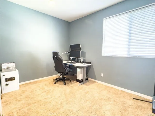 a view of a workspace with a window