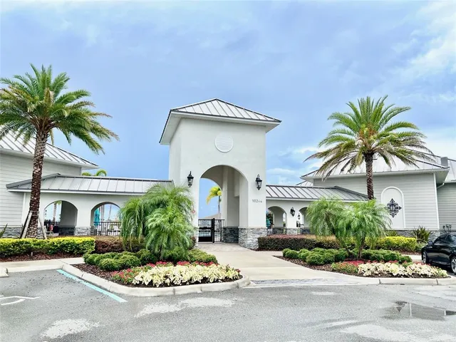 a view of swimming pool with outdoor seating