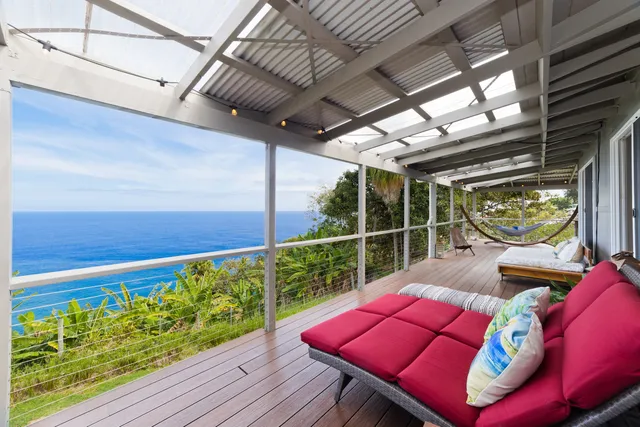 a outdoor view with a sitting space