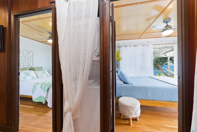 a bathroom with a tub