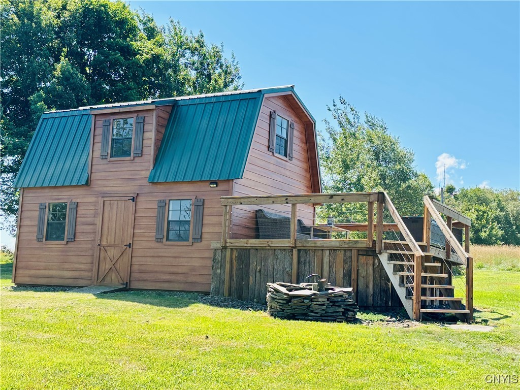 3228 Zelsnack Road Marathon, NY 13803 - Photo 3 of 50 2017 2 story log storage building w/ apt potential