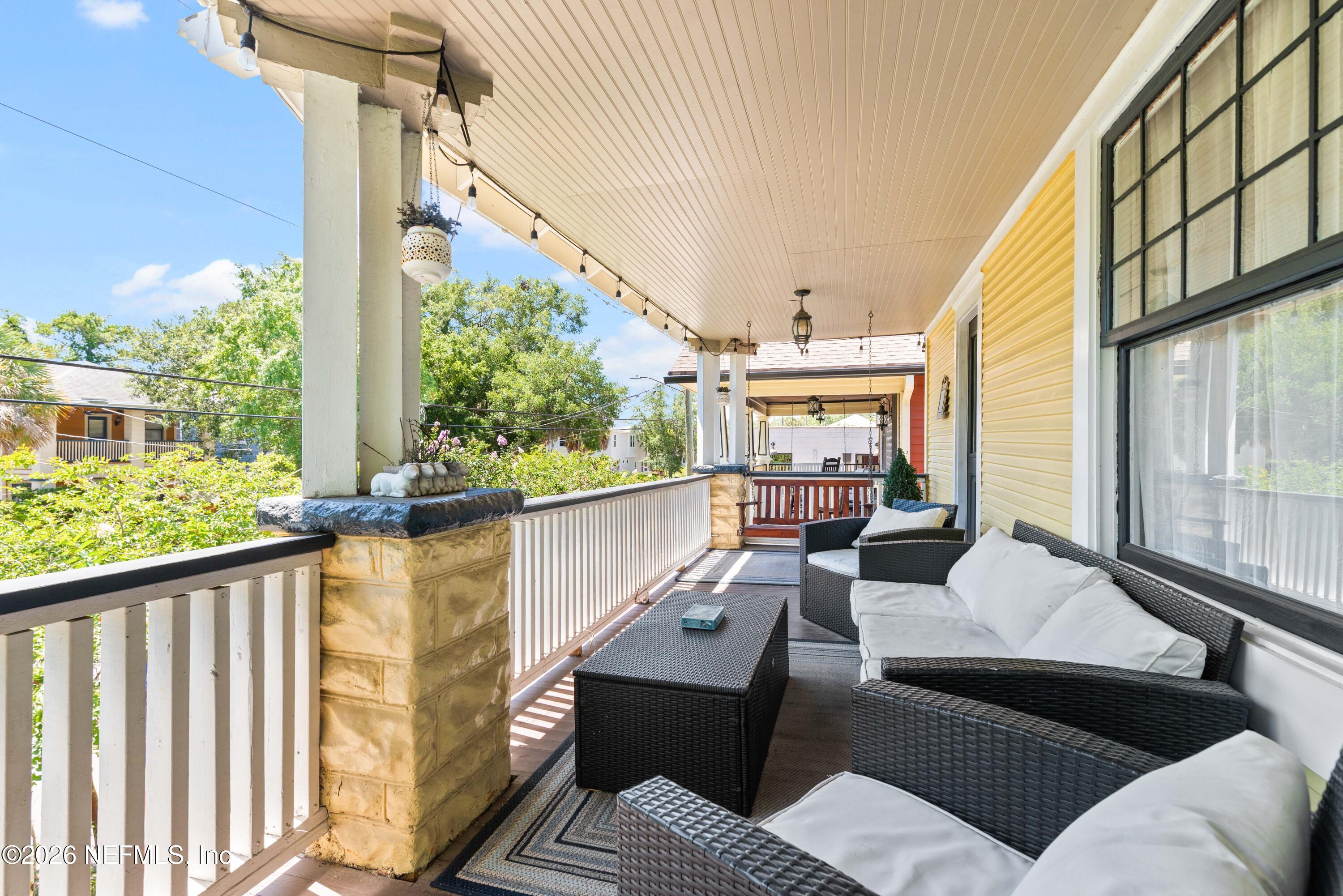1138 Walnut Street Jacksonville, FL 32206 - Photo 33 of 37 a balcony view with a couch