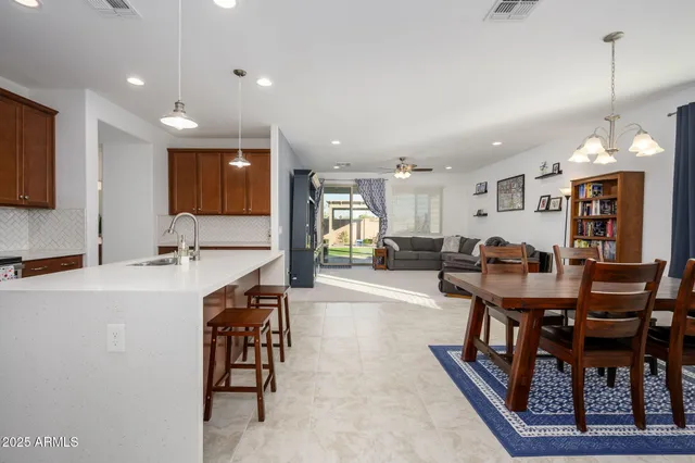 a view of a livingroom with furniture and cabinet