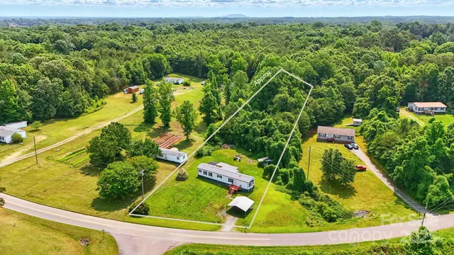 a view of swimming pool from a yard