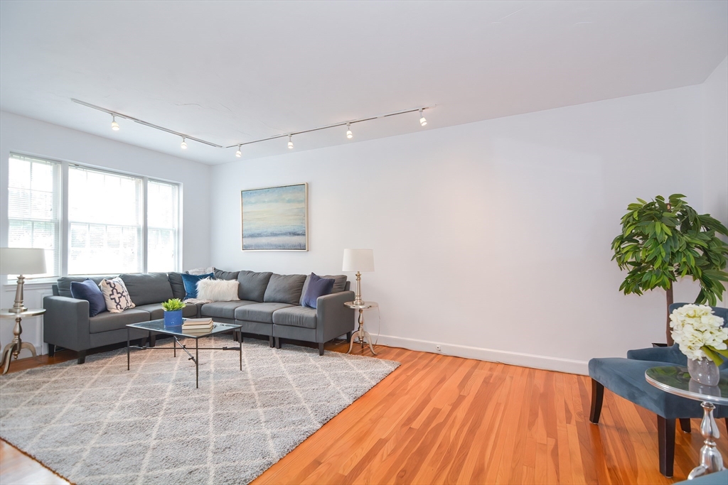 40 Browne Street, Unit 5 Brookline, MA 02446 - Photo 5 of 39 a living room with furniture and a potted plant