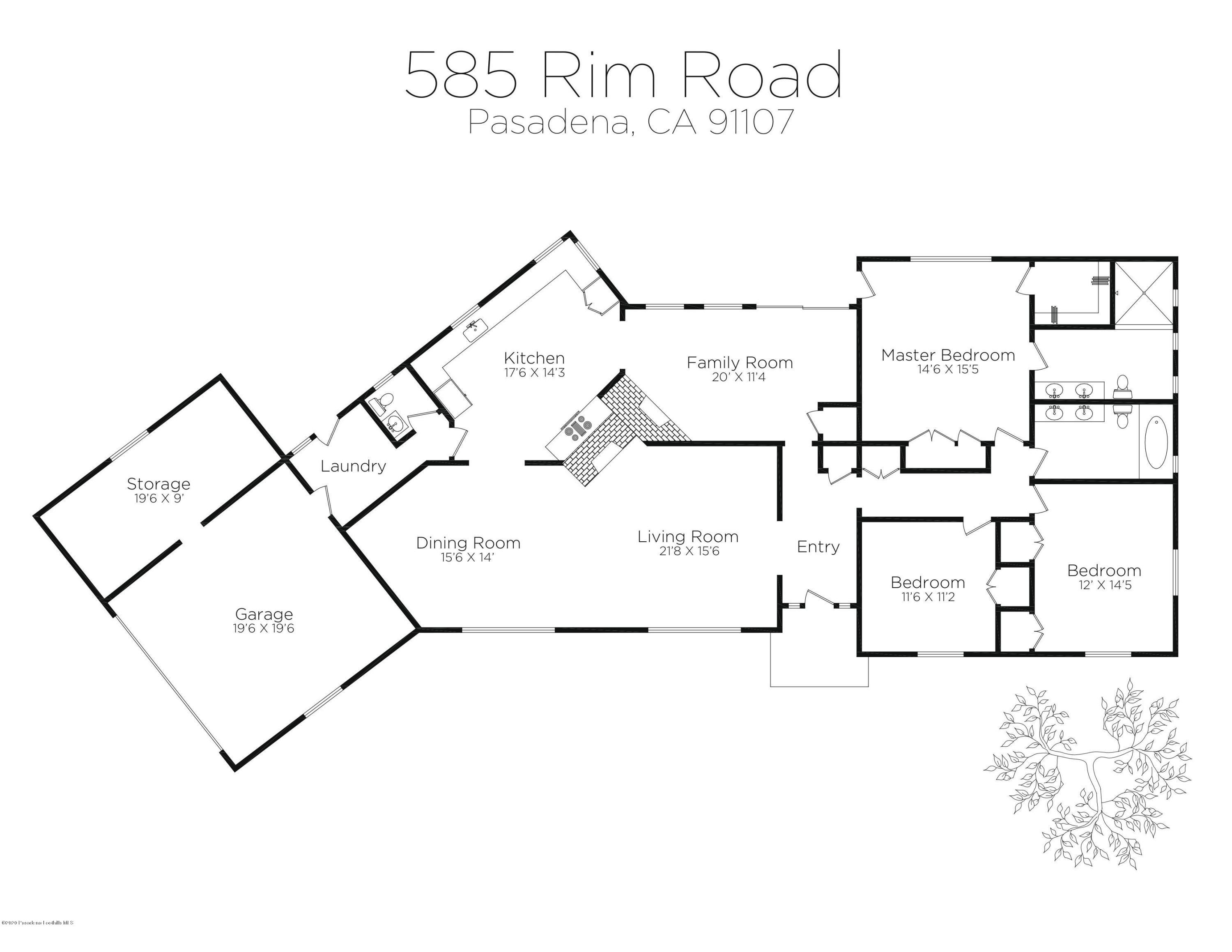 585 Rim Road Pasadena, CA 91107 - Photo 49 of 49 0001