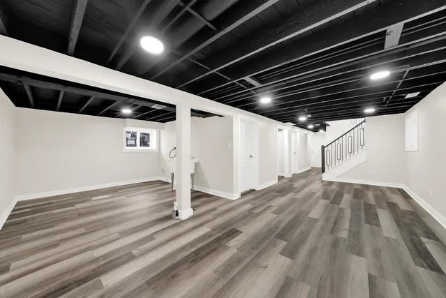 a view of wooden floor