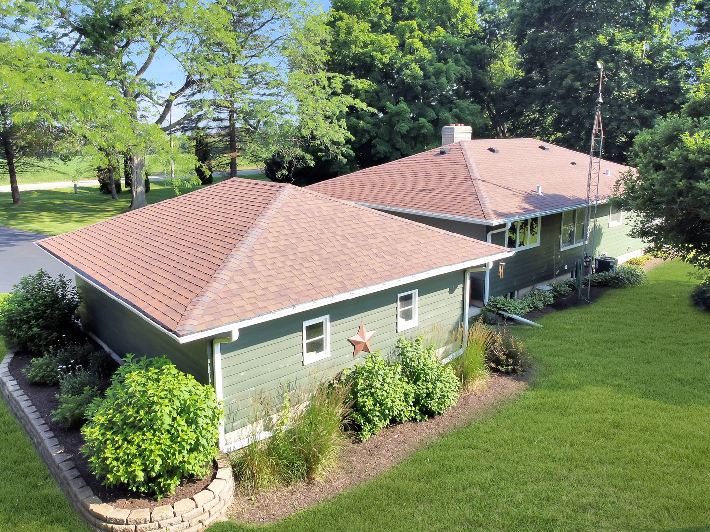 5602 Pagles Road Harvard, IL 60033 - Photo 19 of 23 an aerial view of a house with yard and green space