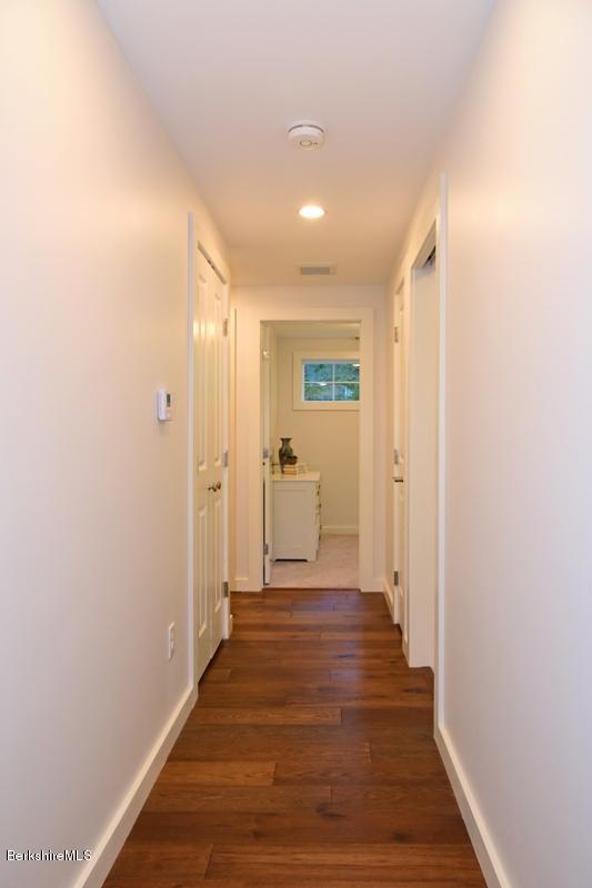 16 Mahkeenac Road Stockbridge, MA 01262 - Photo 18 of 26 a view of a hallway with wooden floor