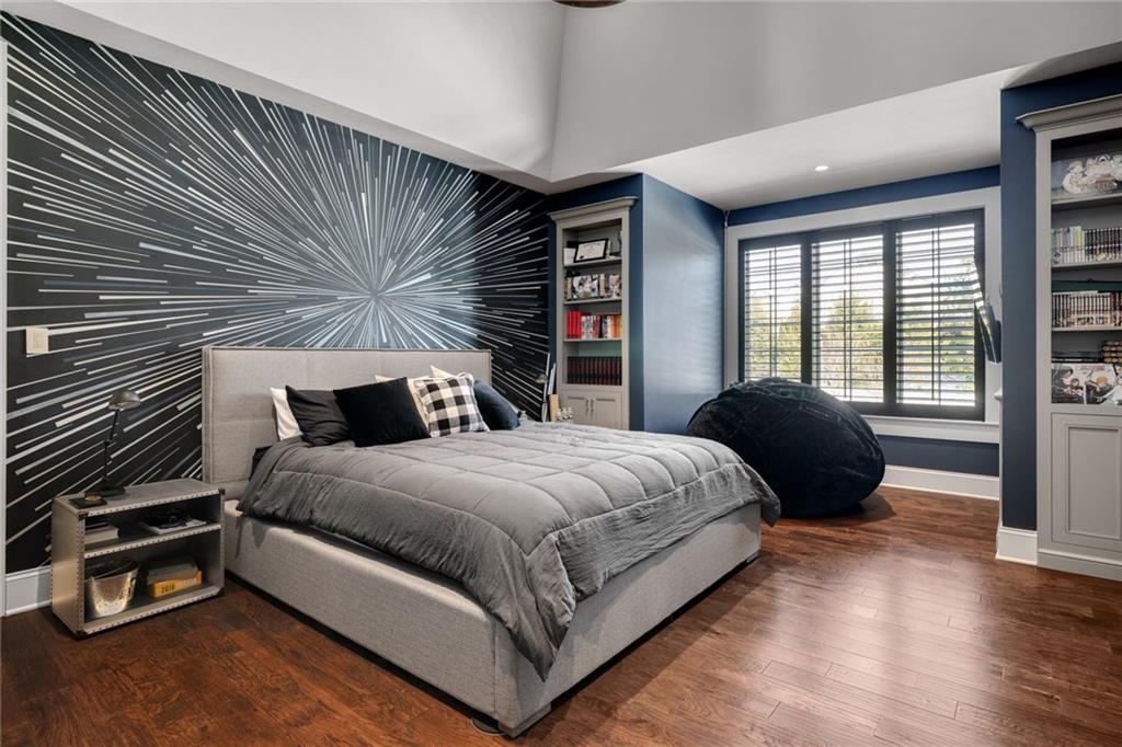 435 Myoma Road Mars, PA 16046 - Photo 26 of 50 Stylish bedroom with a dramatic feature wall, large windows and a sophisticated contemporary palette.