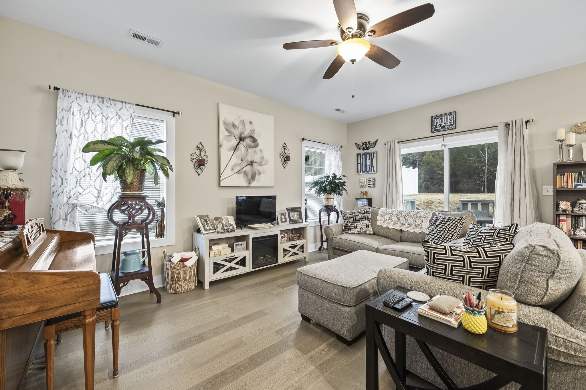 1007 Sycamore Ridge East Burns, TN 37029 - Photo 6 of 28 a living room with furniture a fireplace and a flat screen tv