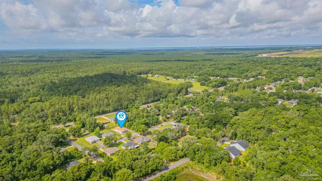 a night view of a field