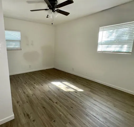 wooden floor in an empty room