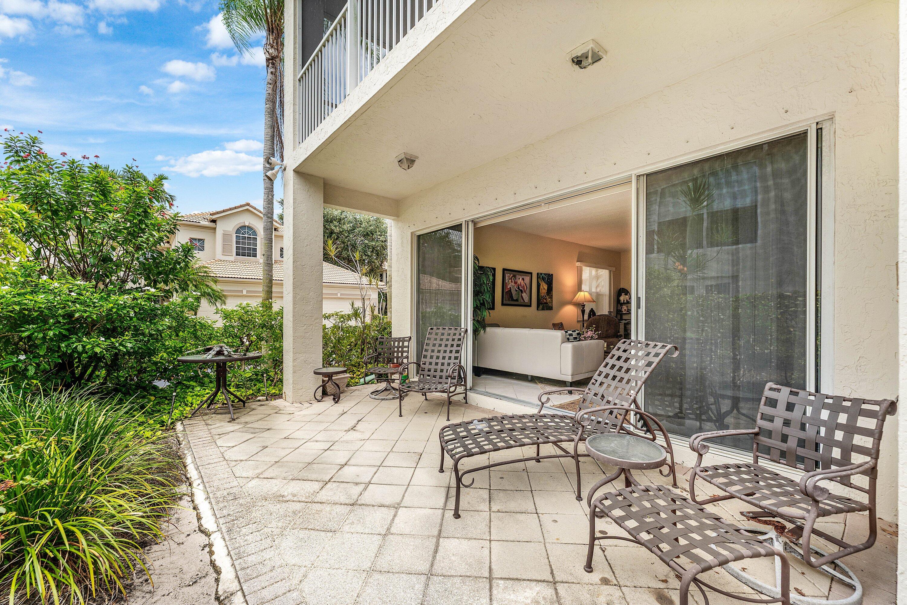 6166 Island Walk, Unit B Boca Raton, FL 33496 - Photo 22 of 45 Covered Patio