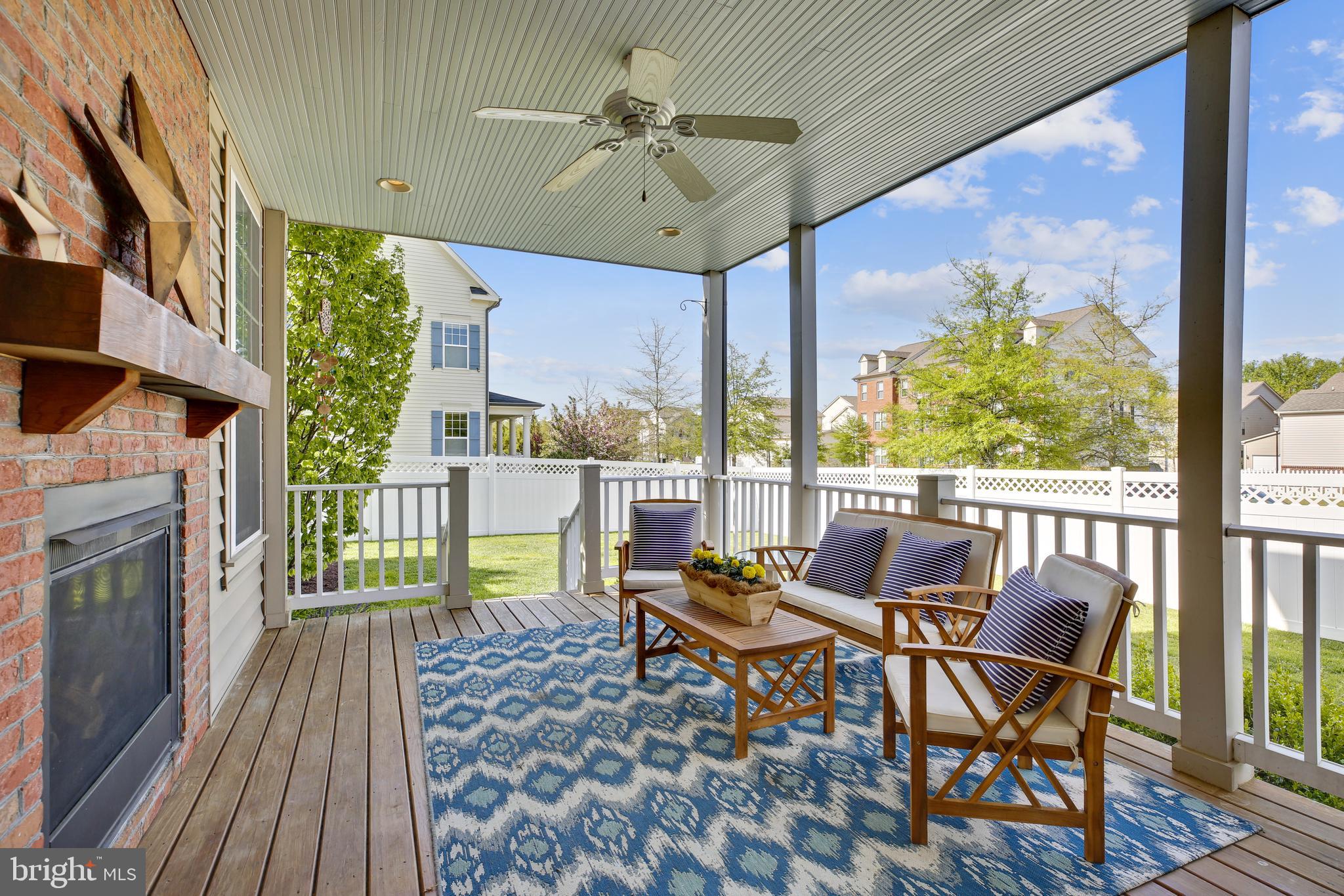 13376 Redspire Drive Silver Spring, MD 20906 - Photo 7 of 67 Outdoor ceiling fan & two way in & out fireplace