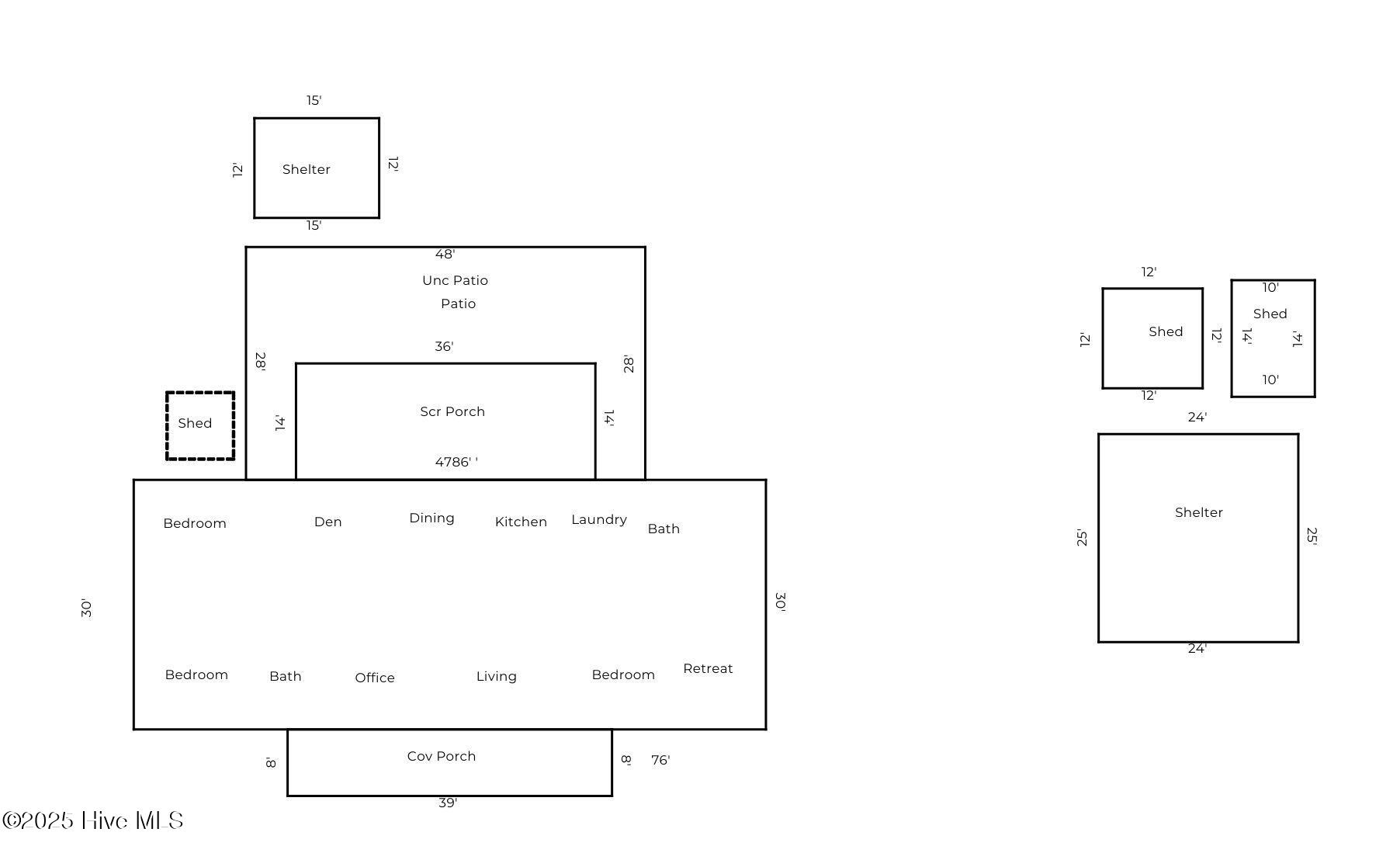 1600 Cool Spring Road Ernul, NC 28527 - Photo 68 of 68 Floor plan