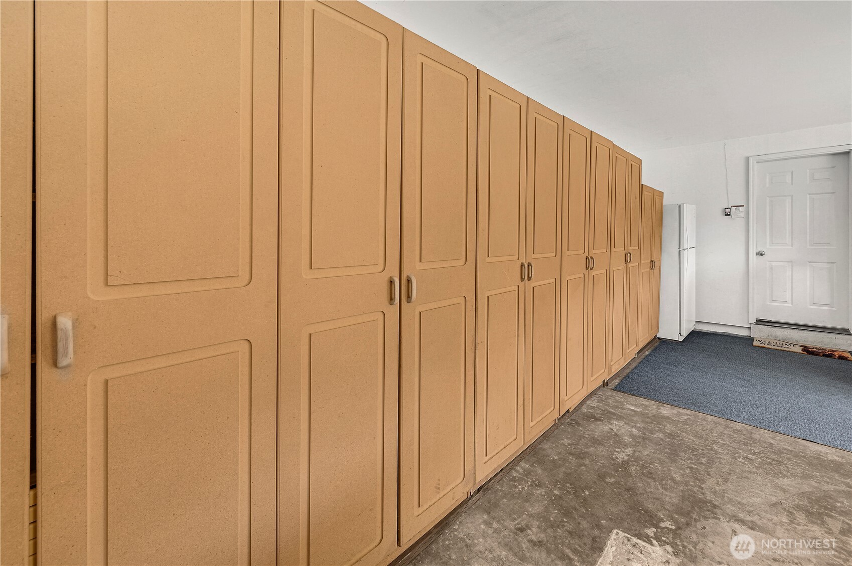 31 2nd Street Port Hadlock, WA 98339 - Photo 31 of 38 a view of a closet with wooden walls