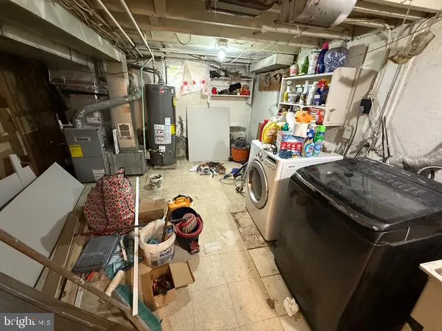 a view of storage and utility room