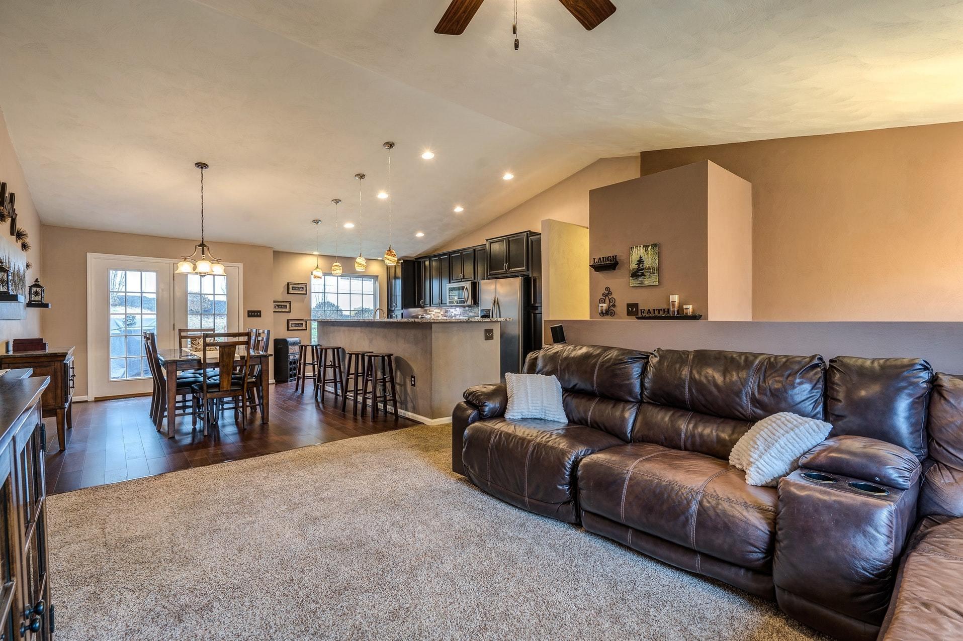4203 Daugherty Road Salem, VA 24153 - Photo 15 of 35 a living room with furniture and kitchen view