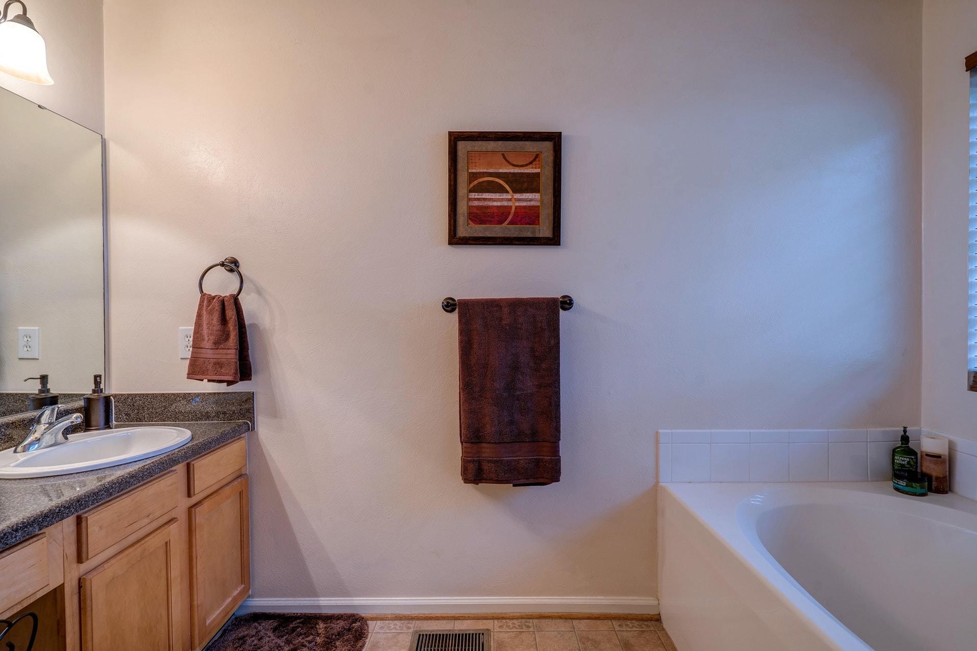 4203 Daugherty Road Salem, VA 24153 - Photo 23 of 35 a bathroom with a sink and a bathtub