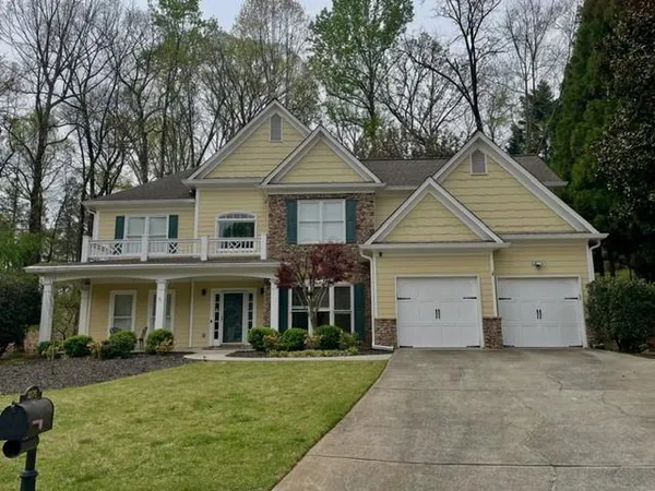 front view of house with a yard