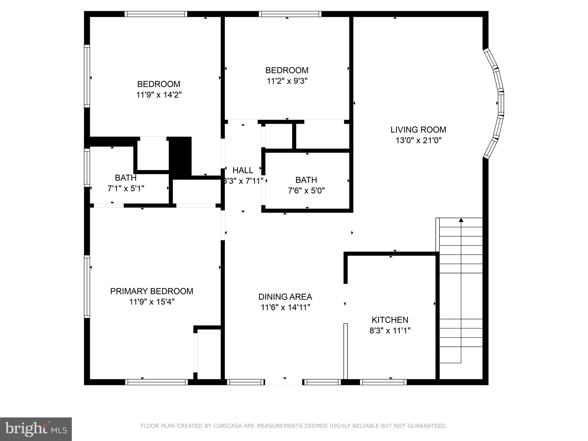 1400 34th Street Southeast Washington, DC 20020 - Photo 35 of 37 Floor Plan