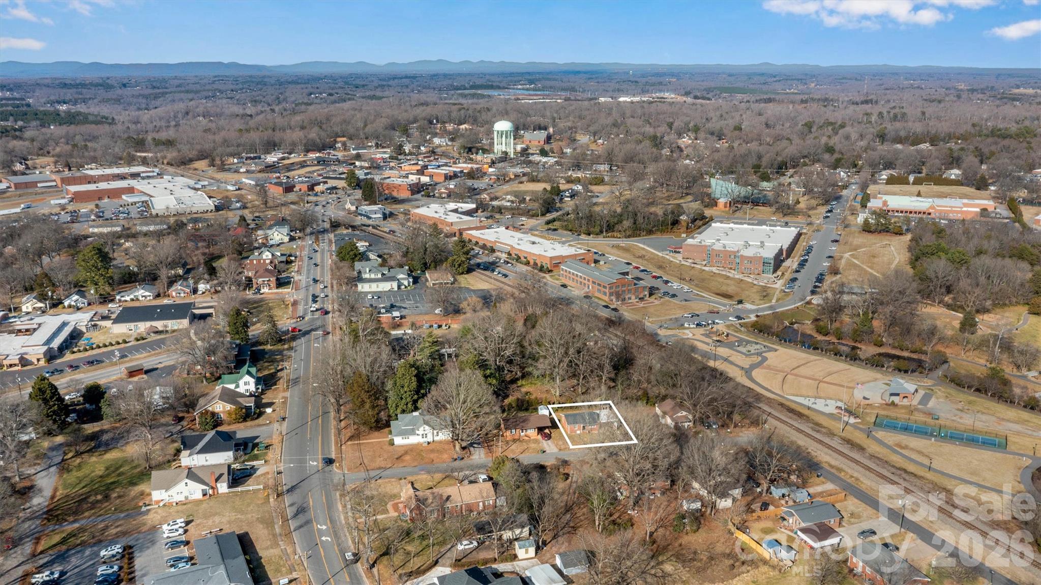 109 9th Street Southeast Conover, NC 28613 - Photo 7 of 9 an aerial view of residential building with green space