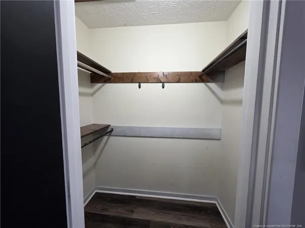 a view of walk in closet