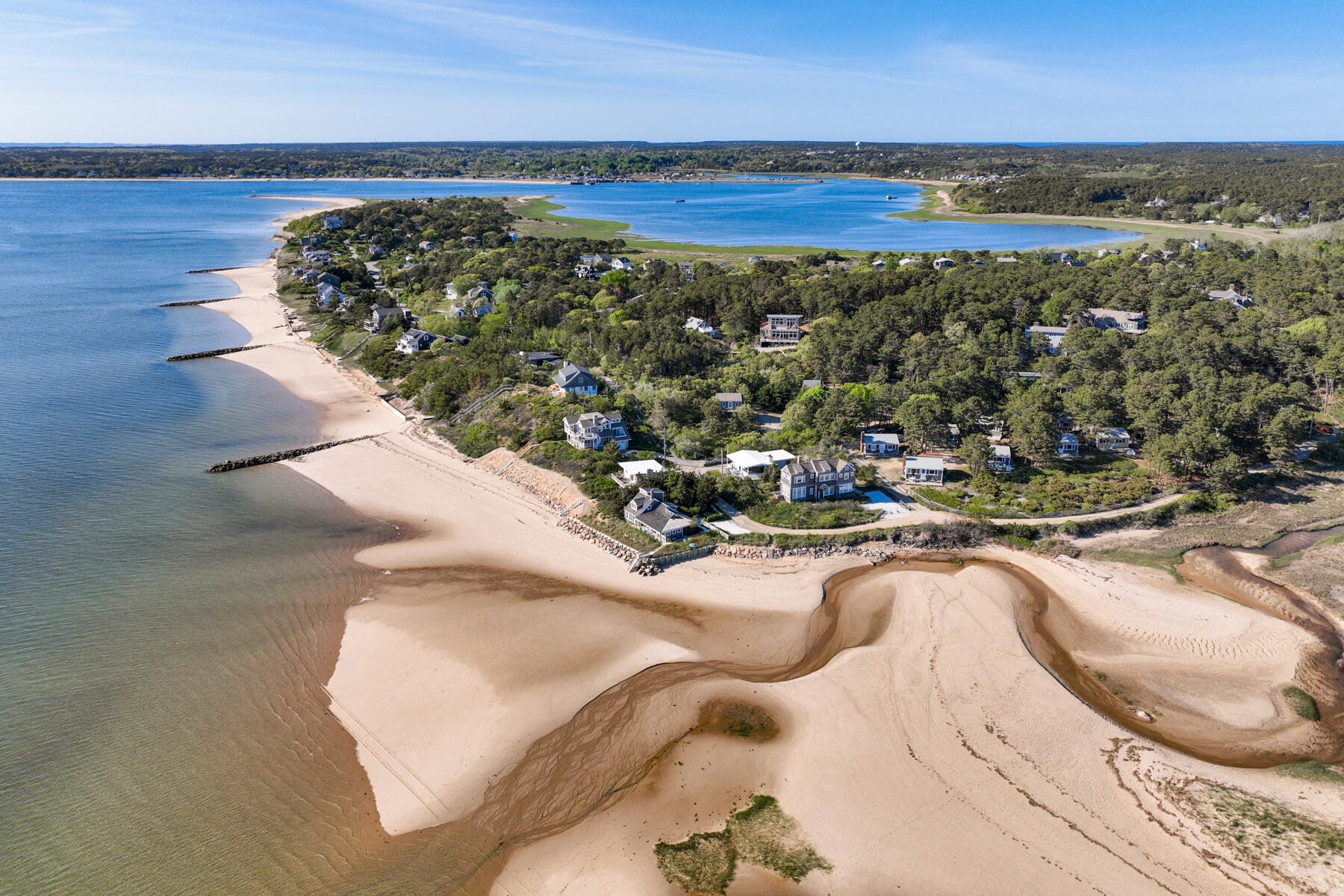 46 King Phillip Road Wellfleet, MA 02667 - Photo 29 of 32 a view of a swimming pool and an ocean