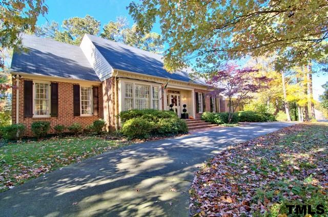 3822 Northampton Road Durham, NC 27707 - Photo 1 of 25 Circular drive provides lovely approach to this custom home.