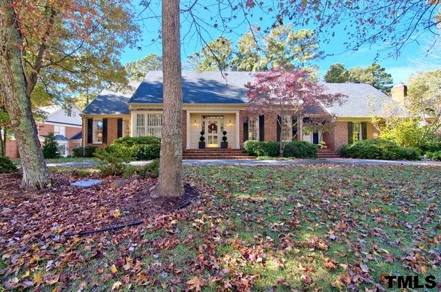 3822 Northampton Road Durham, NC 27707 - Photo 23 of 25 Final perspective of the front exterior shows the gentle rise of the lot from the street.