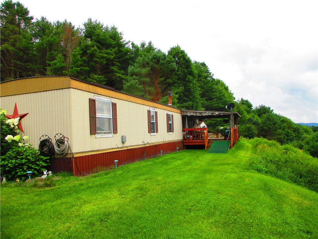 270 Morrell Road Worcester, NY 12197 - Photo 20 of 38 Back of house with deck!