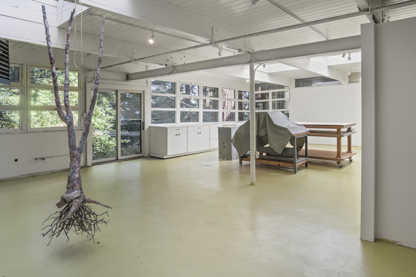 320 Grandview Drive Woodside, CA 94062 - Photo 40 of 43 a view of a room with gym equipment