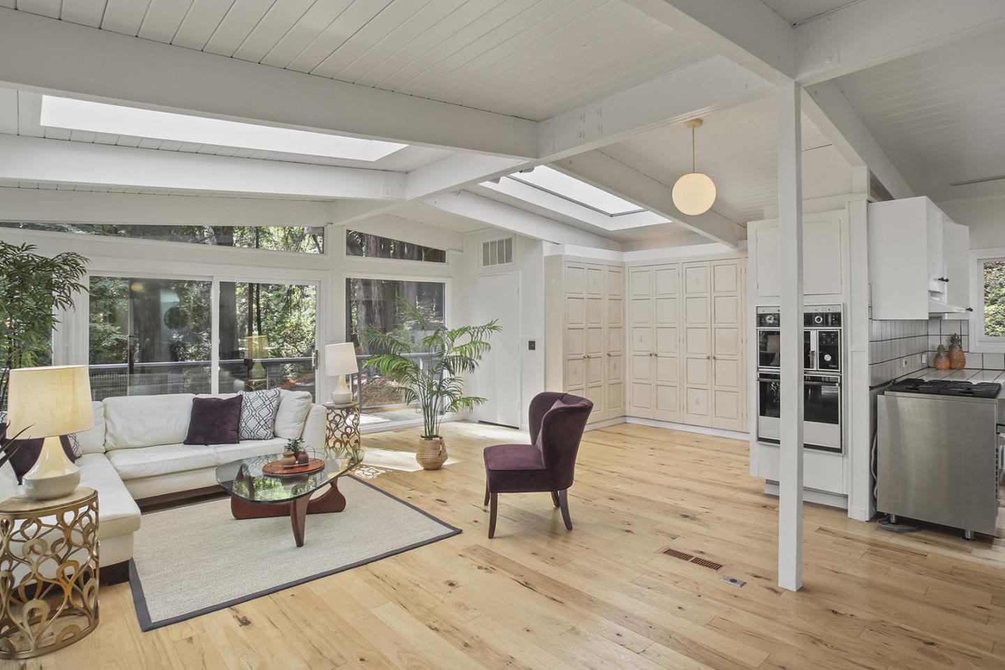 320 Grandview Drive Woodside, CA 94062 - Photo 5 of 43 a living room with furniture and a large window
