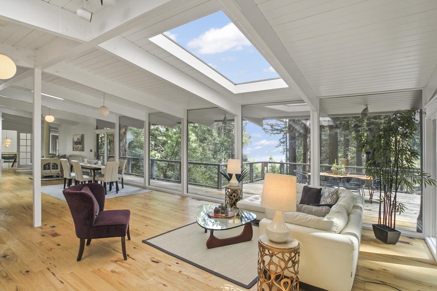 320 Grandview Drive Woodside, CA 94062 - Photo 6 of 43 a living room with furniture and a large window