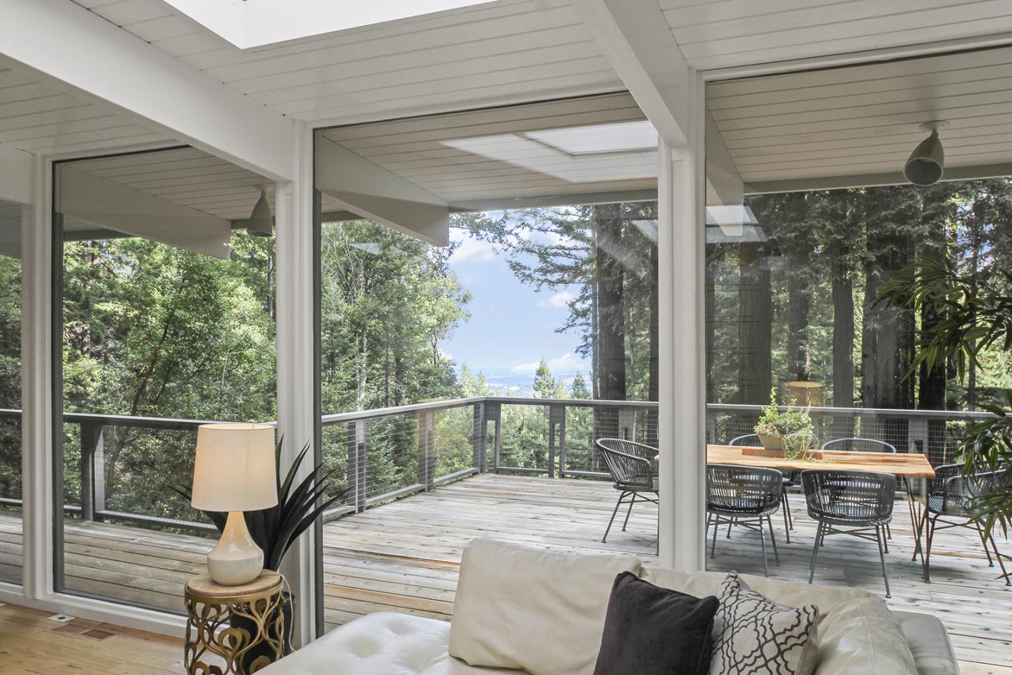 320 Grandview Drive Woodside, CA 94062 - Photo 7 of 43 a view of a porch with furniture