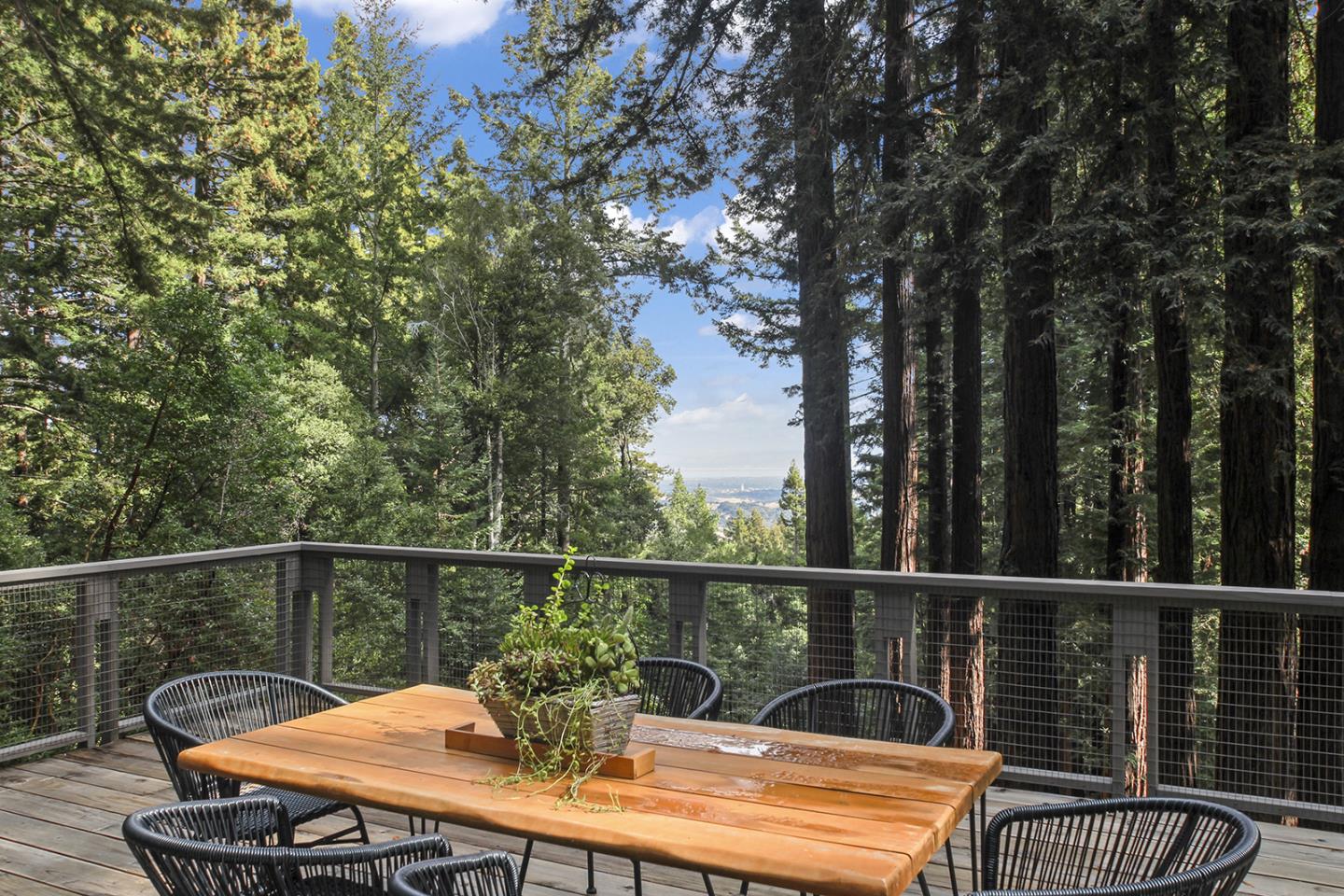 320 Grandview Drive Woodside, CA 94062 - Photo 8 of 43 a view of a balcony with two chairs