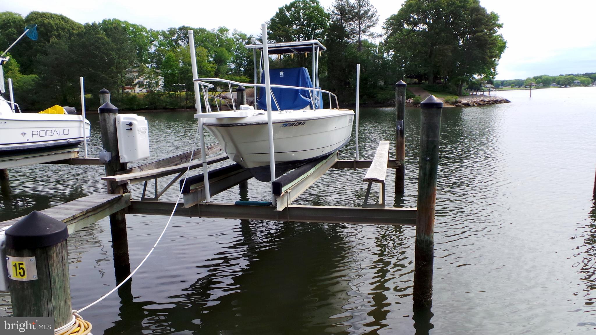 625 Ruxton Road, Unit 73 Solomons, MD 20629 - Photo 41 of 50 Boat Slip A-15 w/ boat lift