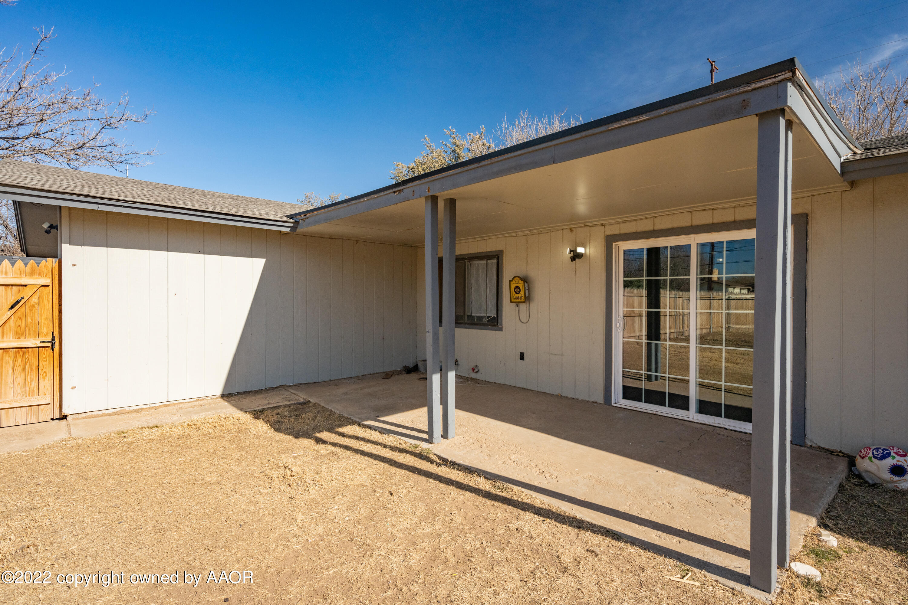 4610 South Georgia Street Amarillo, TX 79110 - Photo 20 of 25 a backyard of a house
