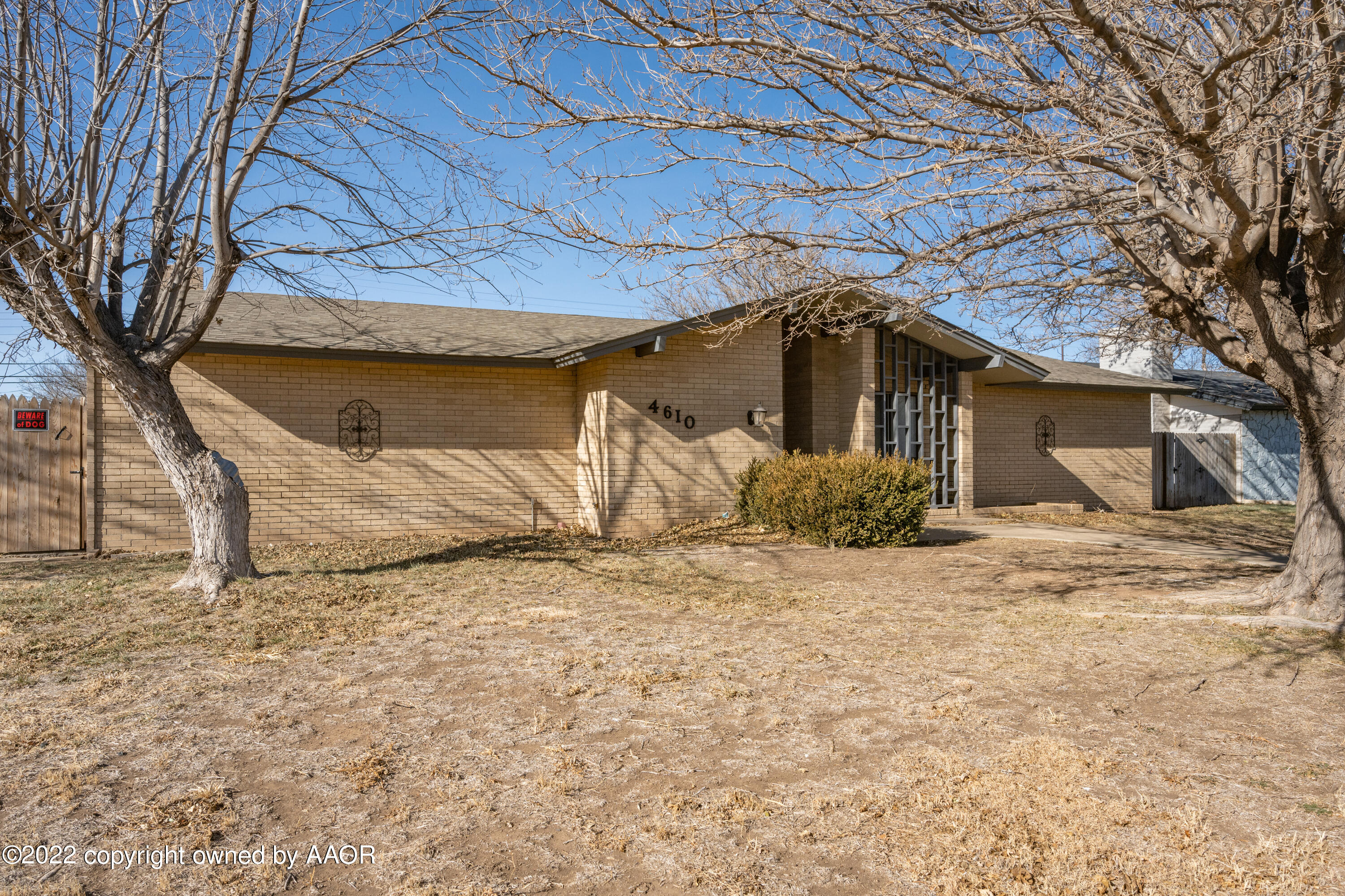 4610 South Georgia Street Amarillo, TX 79110 - Photo 25 of 25 a view of a house with a yard