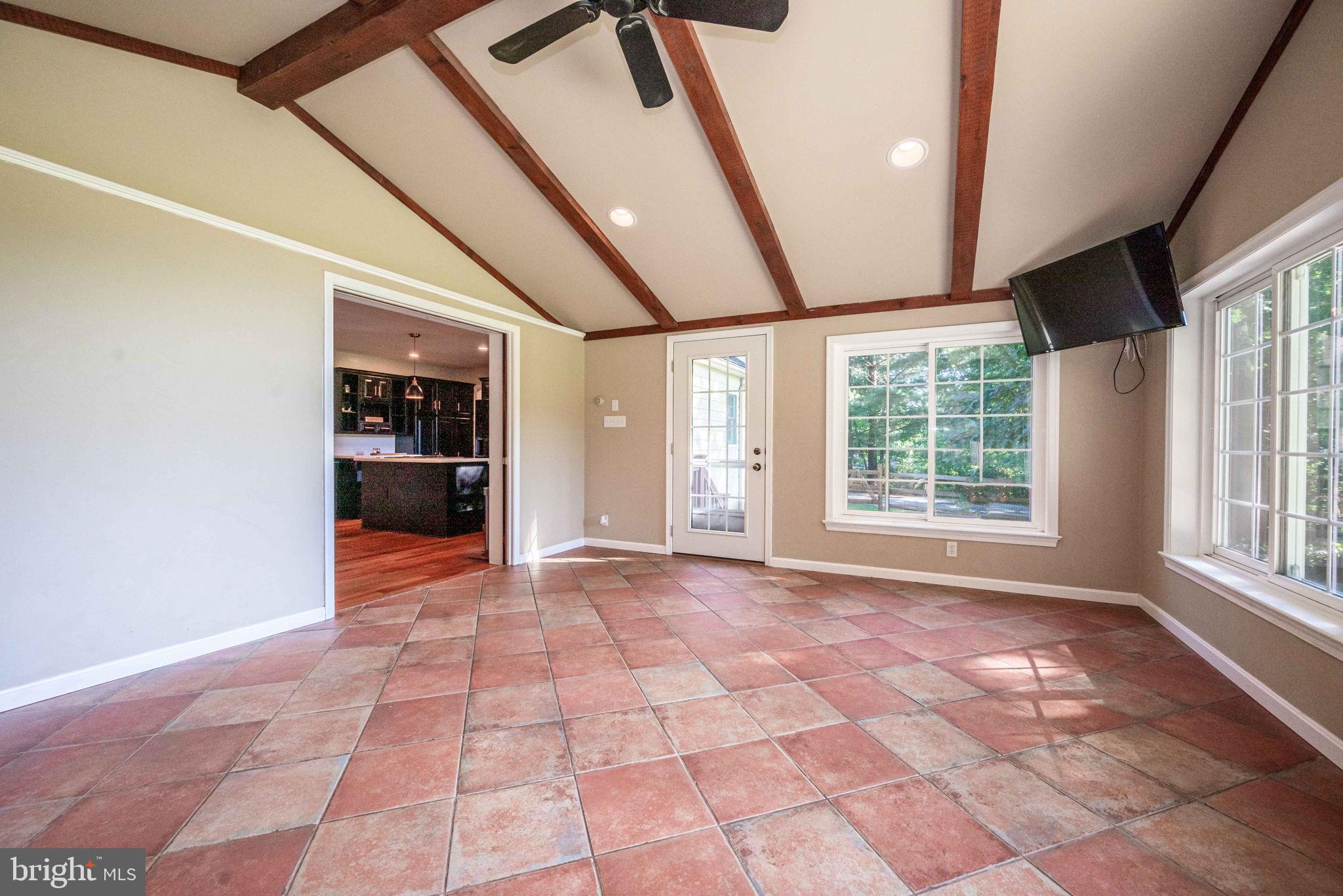 138 Good Hope Road Landenberg, PA 19350 - Photo 22 of 58 Sunroom with Exposed Beams & Vaulted Ceilings
